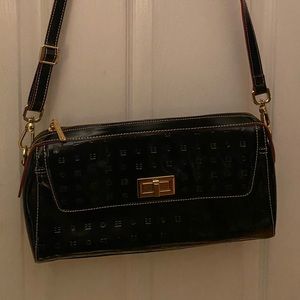Arcadia patent leather bag